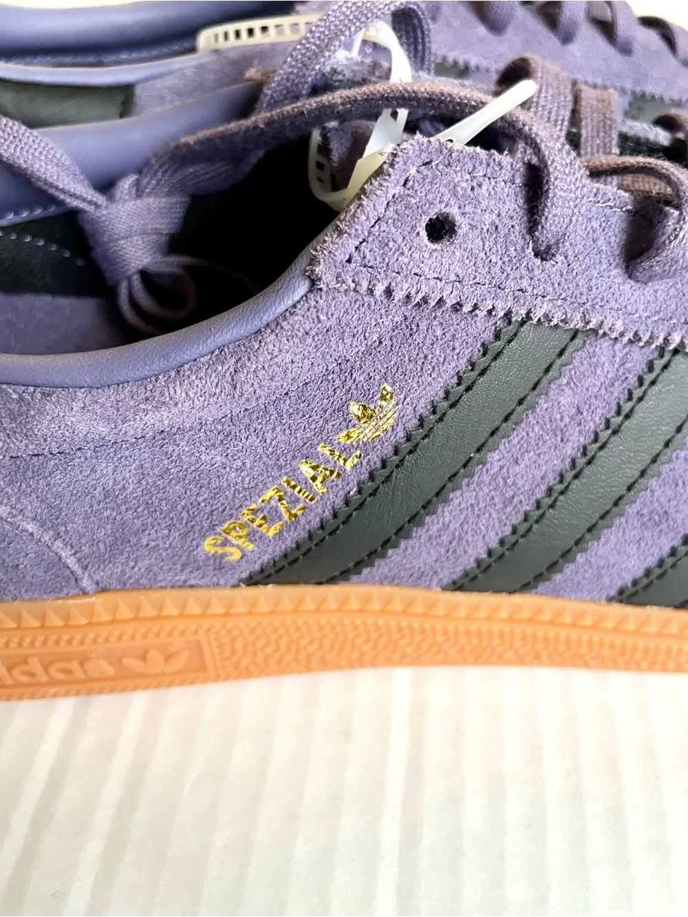 NWT 💜Adidas Handball Spezial Suede Sneakers Size 7 Juniors JP8020